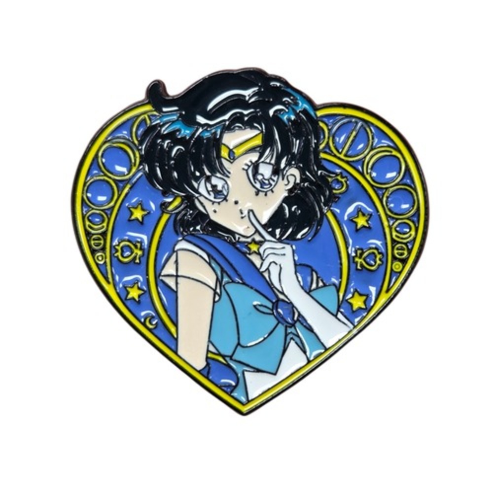 Viz Media Pretty Guardian Sailor Moon Sailor Mercury Heart Character Enamel Pin